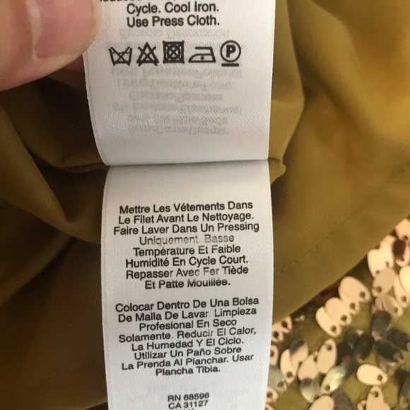 DKNY silk dress with sequins - Picture 9 of 9